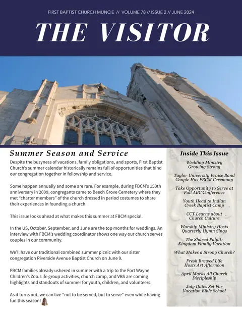 The Visitor, June 2024, cover