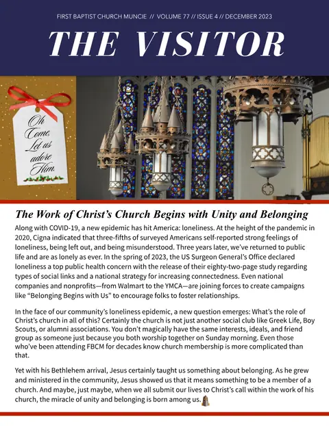 The Visitor, December 2023, cover