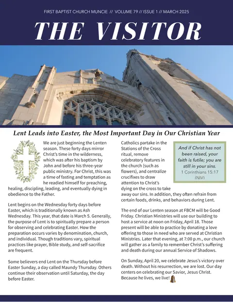 The Visitor, March 2025, cover