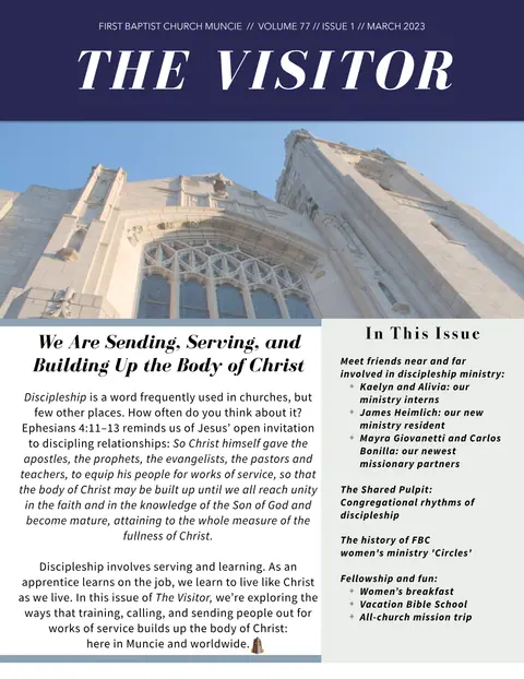The Visitor, March 2023, cover